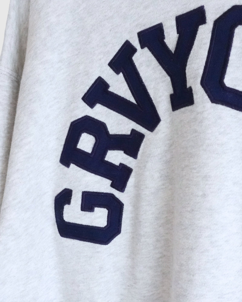 ウラケ GRVYCLRS アップリケ パーカー (MENS) Gray