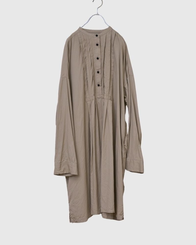 【予約】 F/W LA 502 アノニマスピンタックチュニックブラウス（8月末 - 9月初旬）