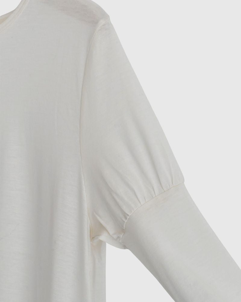 パフスリーブワンピース Ecru
