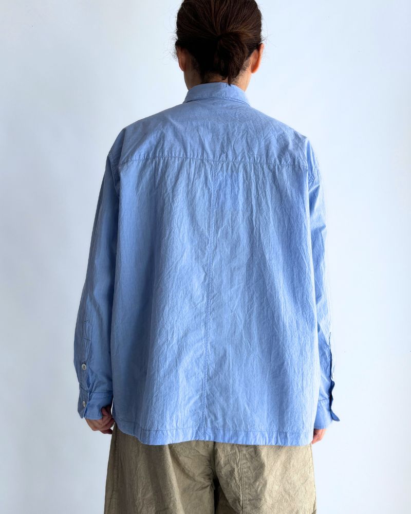 ドロストシャツ Sax