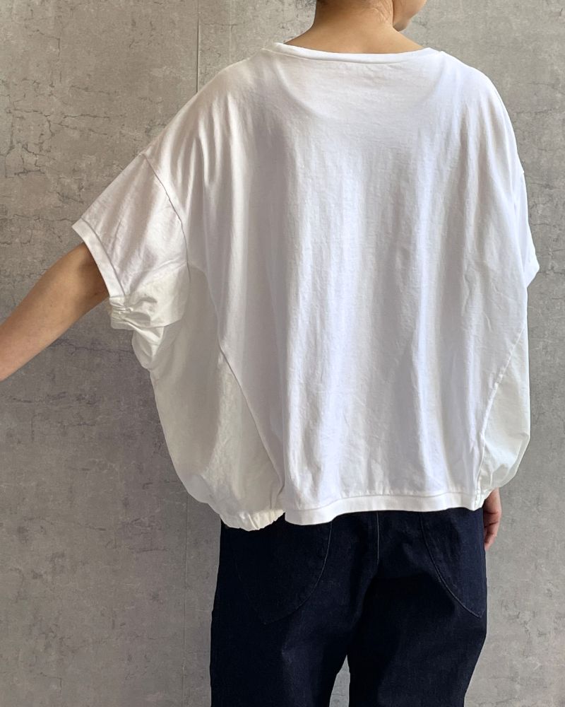 【追加生産】S/S 8T010 異素材スラッシュTee （6月中旬）
