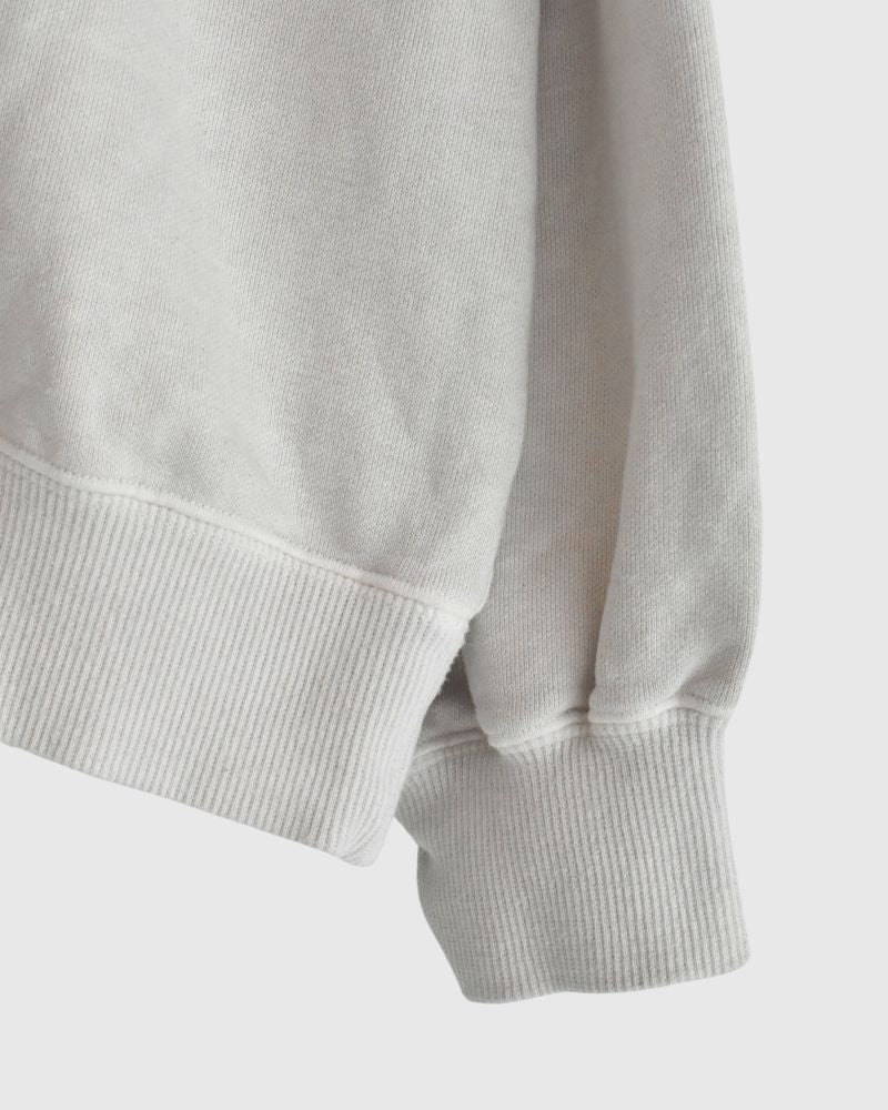 Pigment dye スウェットL/S Ivory