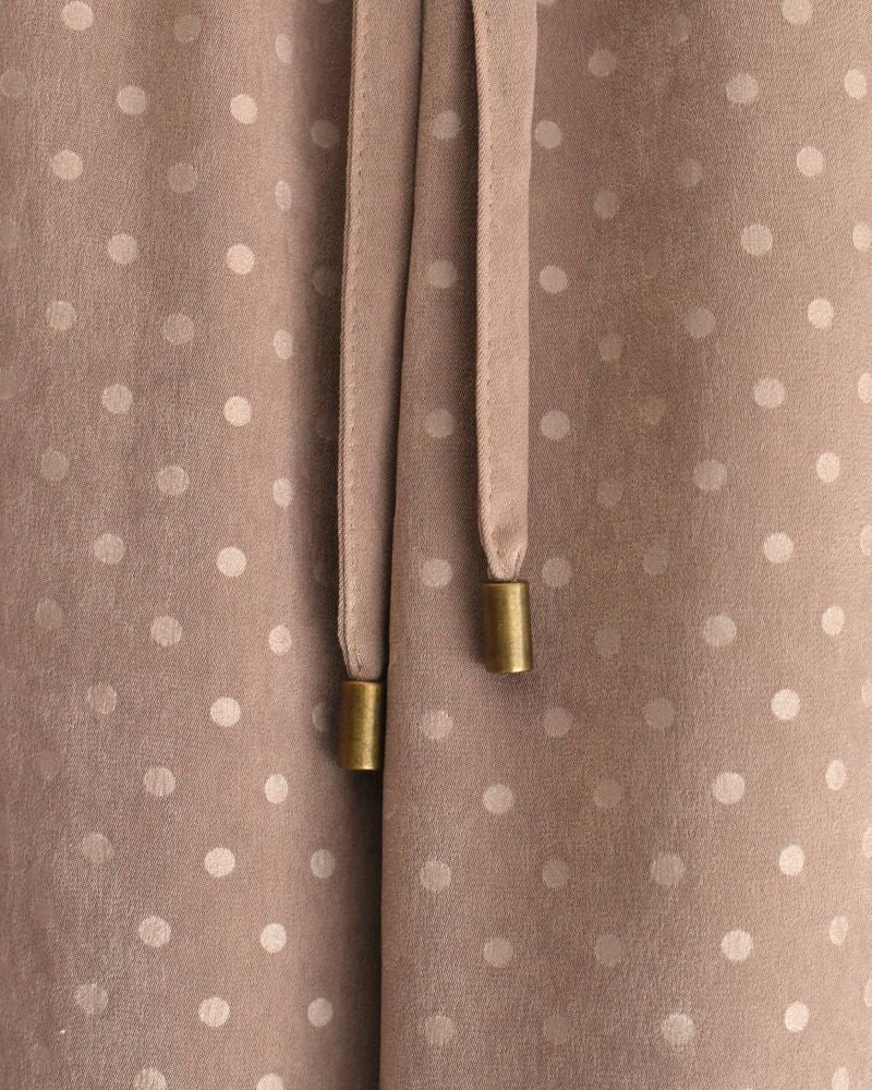 エンボスドットパンツ 'SONK' Beige