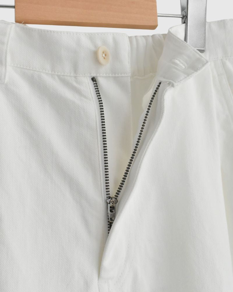 コクーンテイパードパンツ（DENIM） White