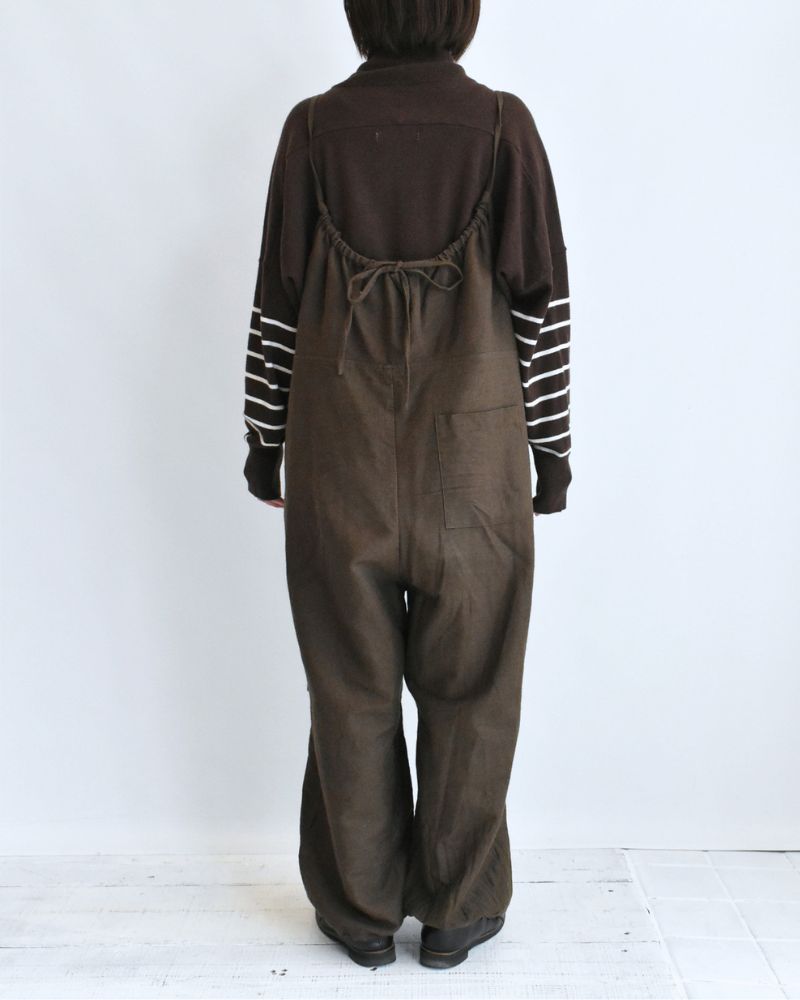 【予約】 F/W LA 516 オーディナリーモールスキンサロペット（9月末 - 10月初旬）