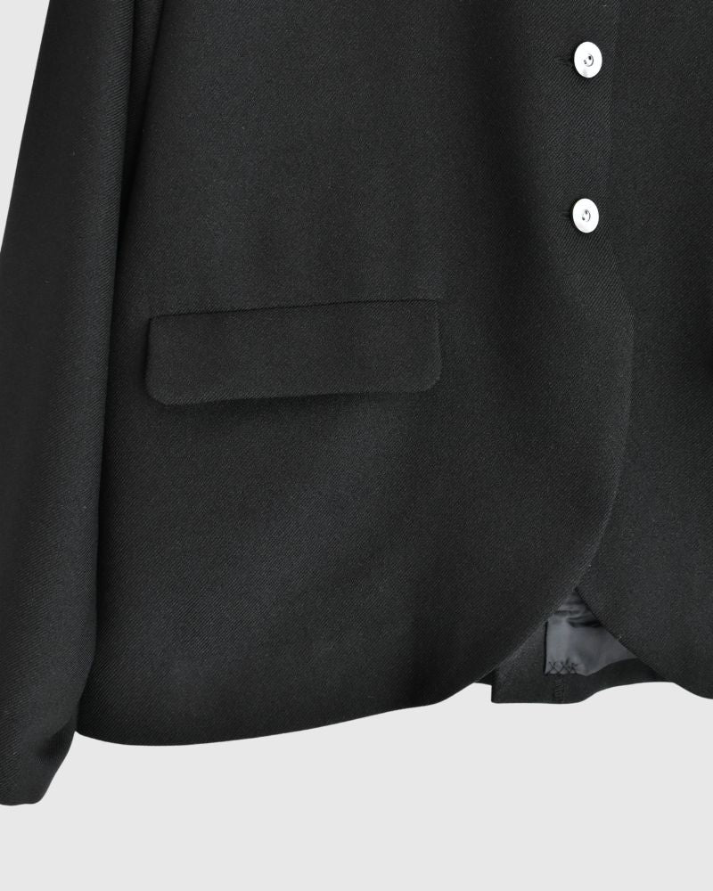 箱ポケット付きテーラードジャケット