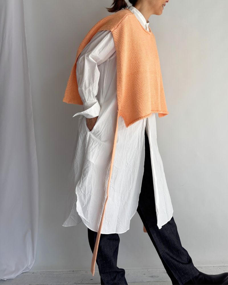 リボンニットベスト Pink