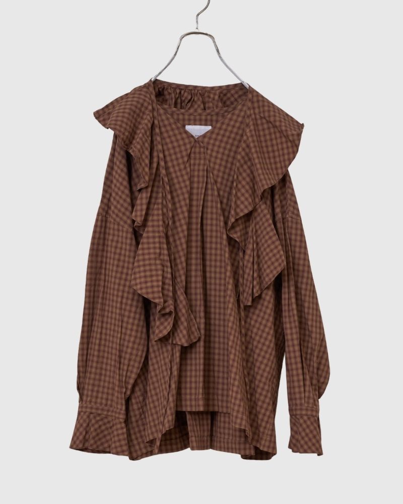 【予約】 F/W RS 011 2Wayフリルカラーブラウス（9月初旬 - 9月中旬）