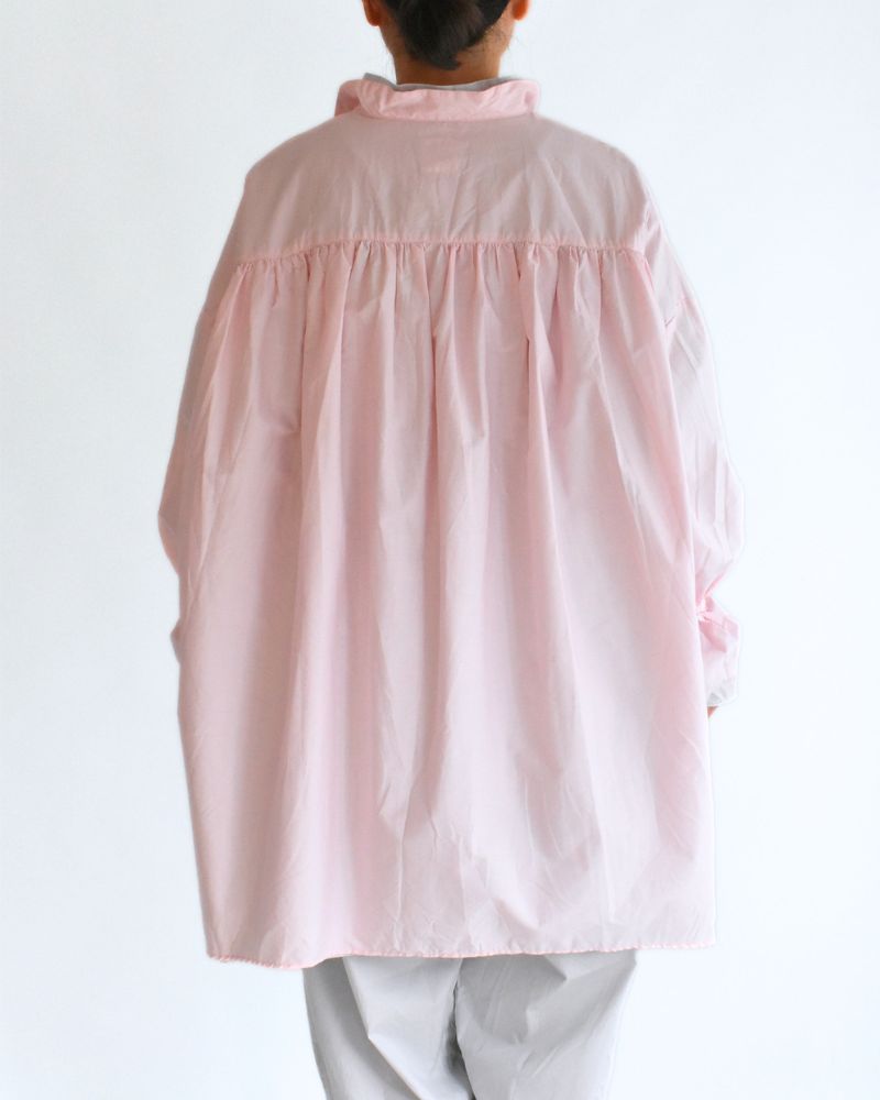 カフスフリル オーバーシャツ Pink