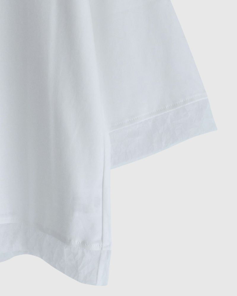 ANAIA SMOOTH/TULLE プルオーバー White