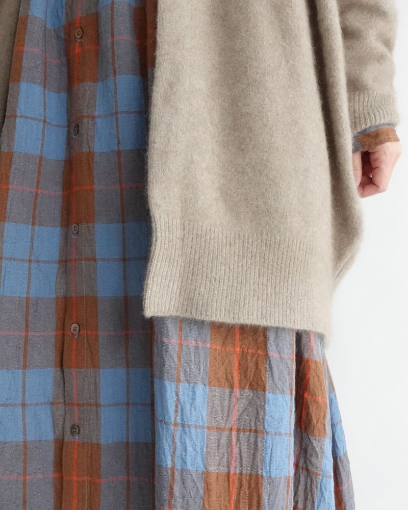 ラクリッチ ロングカーディガン Natural