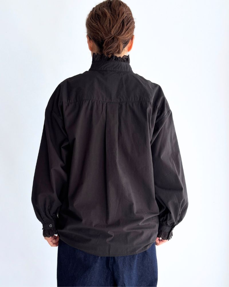 ヴィンテージレースブラウス Black
