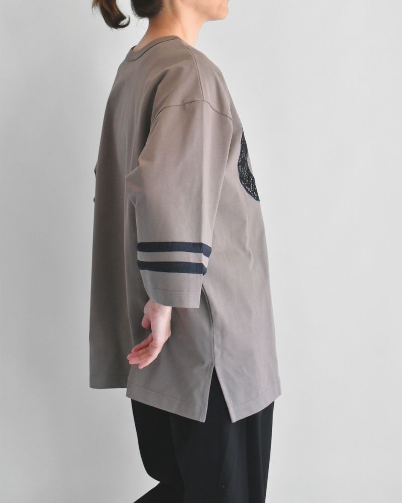 2WAYナンバリングトップ 'KEATS' Grayge