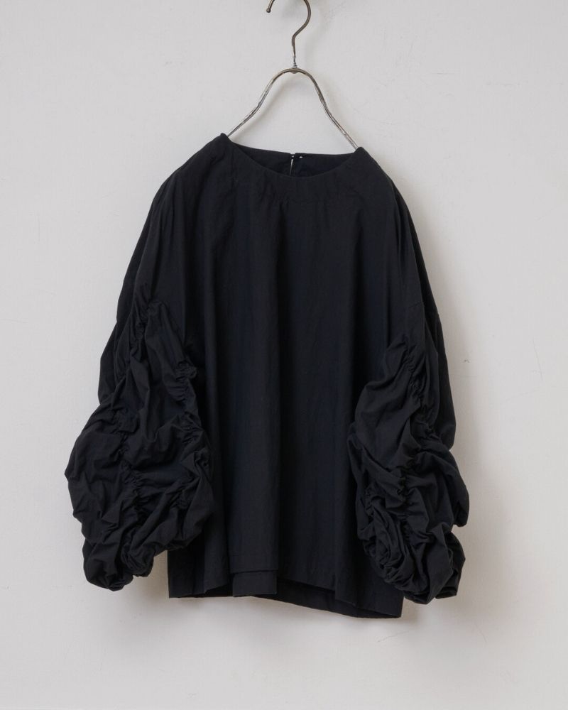 【予約】MS/F G1179 ランダムシャーリングスリーブブラウス（5月中旬 - 5月末）