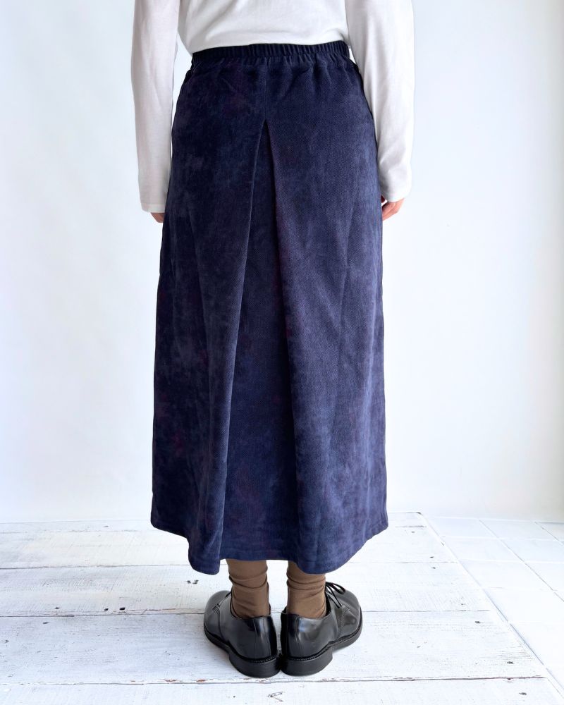 タックデザインスカート'YELL' Navy