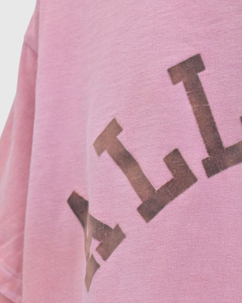 ビンテージコットン天竺 ALL GOOD Tシャツ (LADIES) Pink