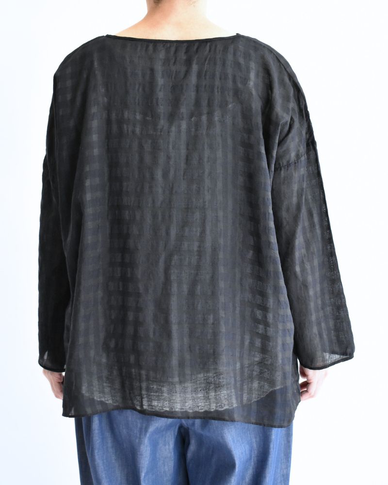 DROP SHOULDER SMOCK Black