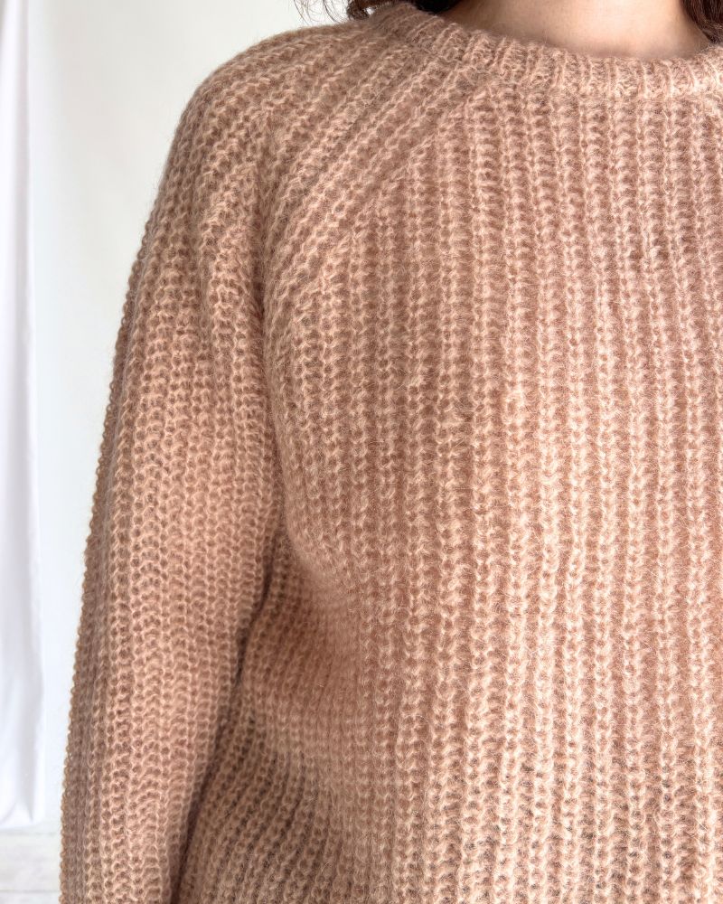 モヘアプルオーバー PinkBeige