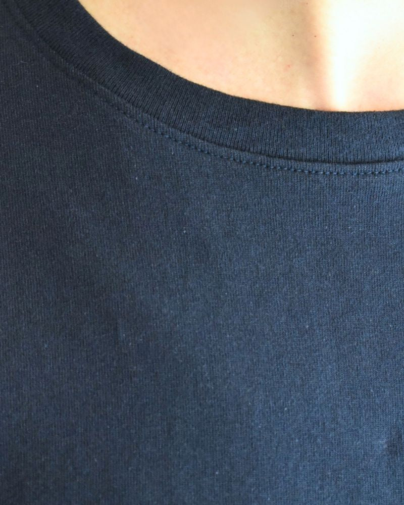 ハーフスリーブ ドロストTシャツ Navy