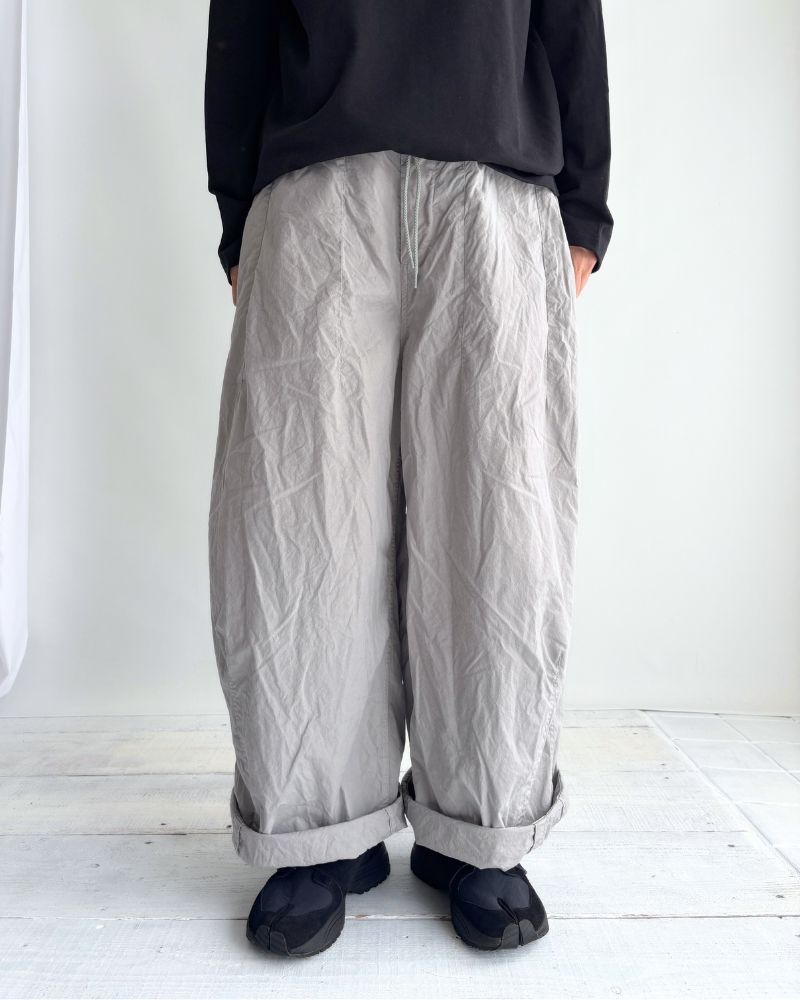 コットンシルクパンツ Gray