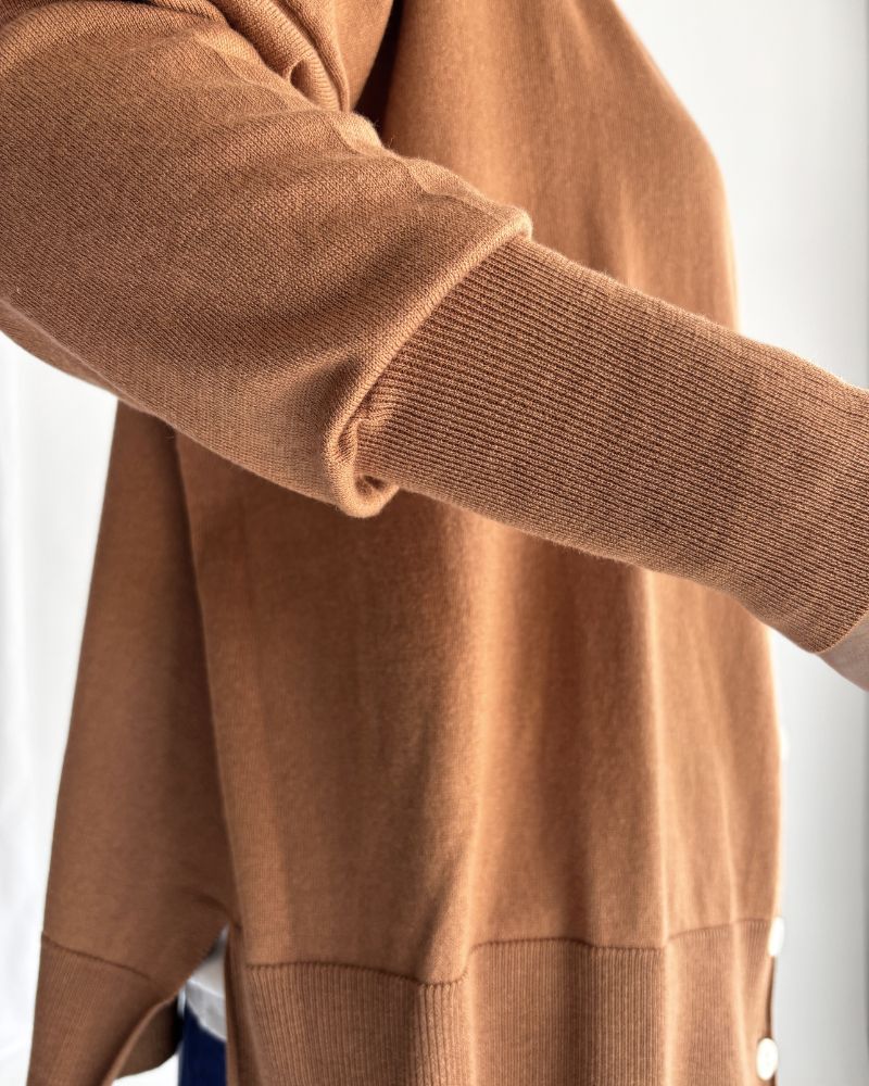 5COL 2WAY カーディガン Camel