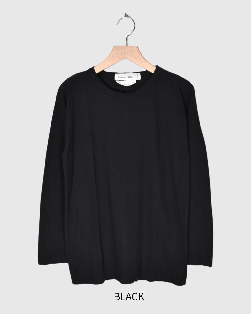 強撚天竺クルーネックロングスリーブ