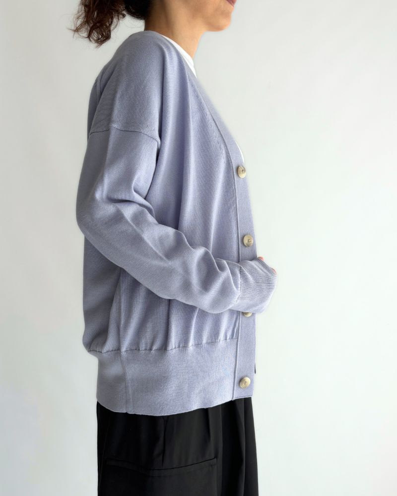 メリノダディカーディガン Lavender