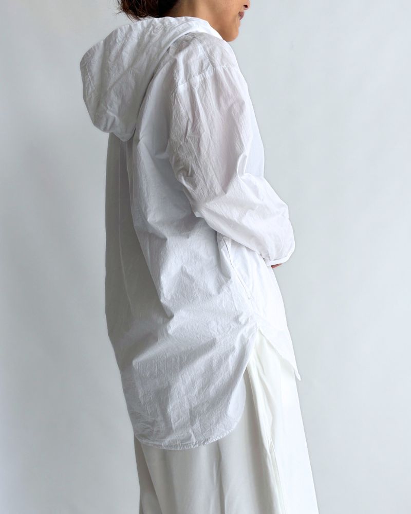 フーディ プルオーバーシャツ White