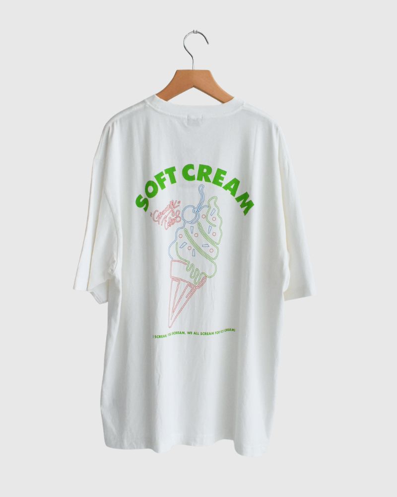 SOFT CREAM Tシャツ (MENS) White