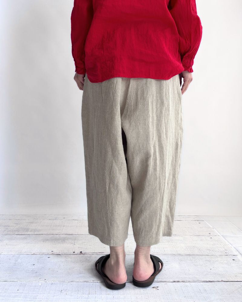 エッグパンツ（LINEN） Flax