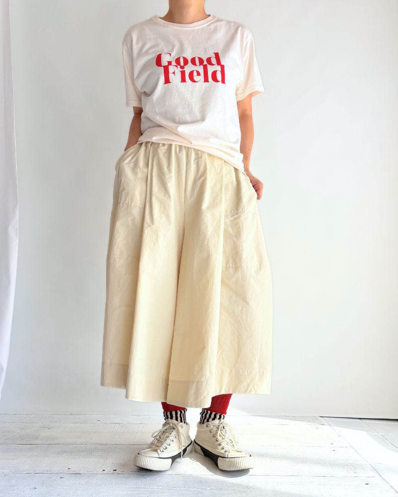 "DIAGONAL GFIELD" 4.4oz CREW-NECK S/SL T-SHIRT