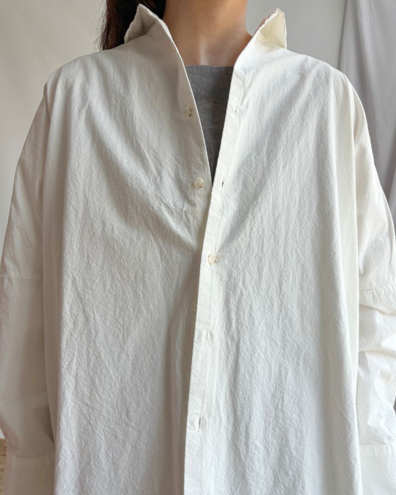 ロングシャツ White