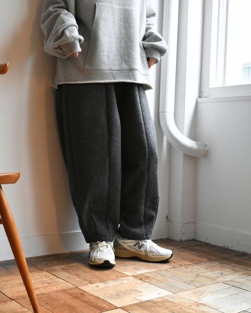 【予約】 F/W G 1237 ピケウールチャーリーパンツ（10月初旬 - 10月中旬）