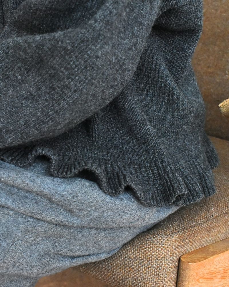 【予約】 F/W RS 028 スキッパーフリルニットプルオーバー（10月初旬 - 10月中旬）