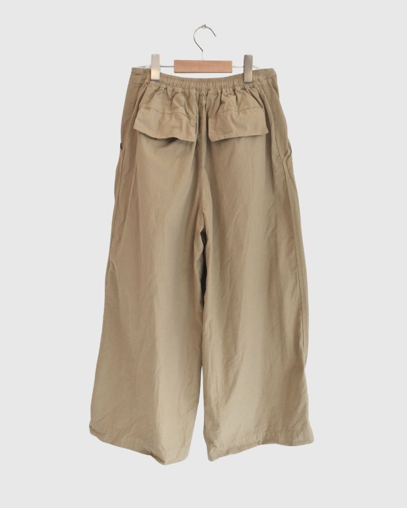 コットンシルクパンツ Beige