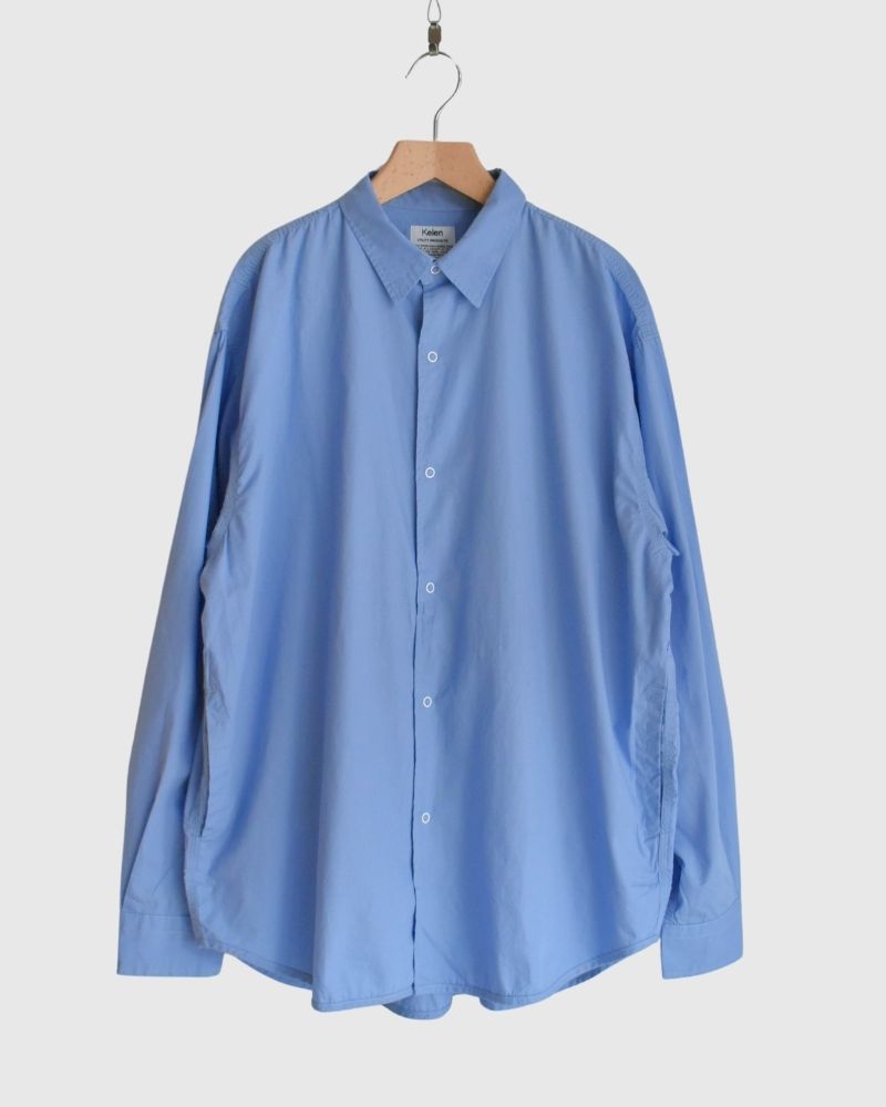 【sale】THREE NEEDLE STITCH UTILITY SHIRT "PACAS" Blue