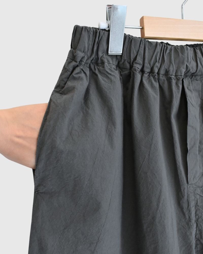 シュリンクワイドパンツ Gray