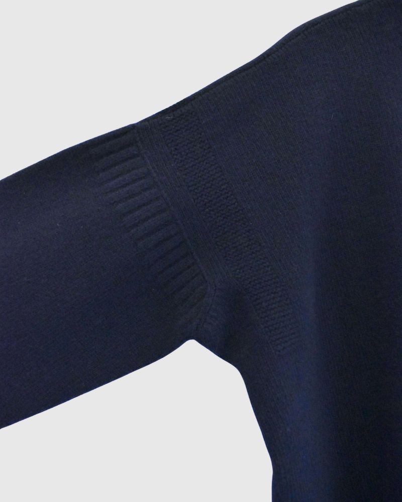 JANE Vネックカーディガン Navy