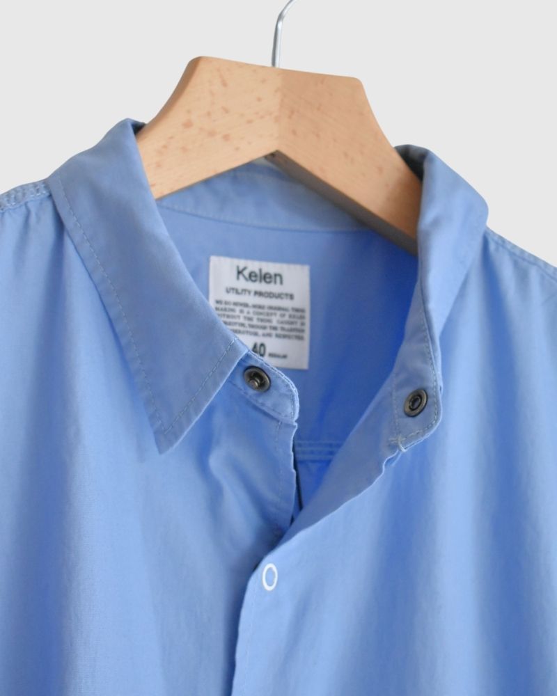 【sale】THREE NEEDLE STITCH UTILITY SHIRT "PACAS" Blue