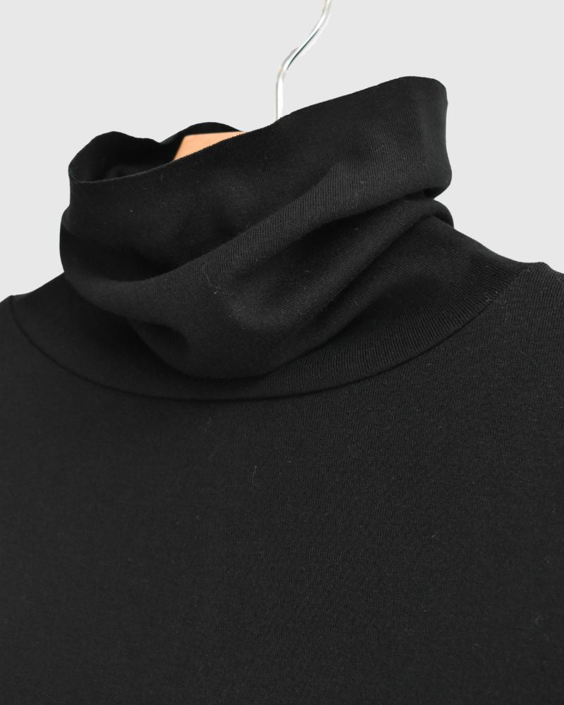 コポリフライスタートルネック Black