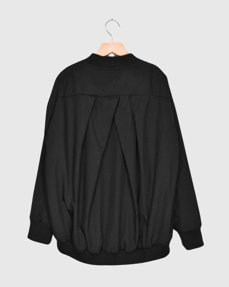 BACK TUCK JACKET 'RIAN' Black