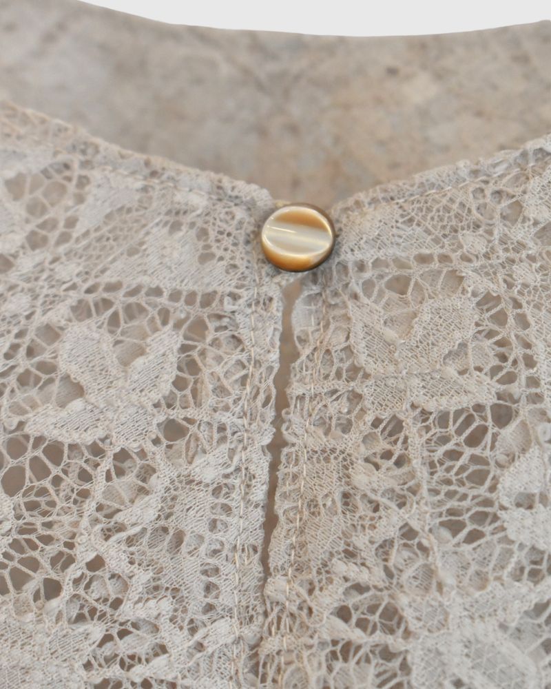 【予約】S/S TT193 後で着れる レースの付け襟（4月）