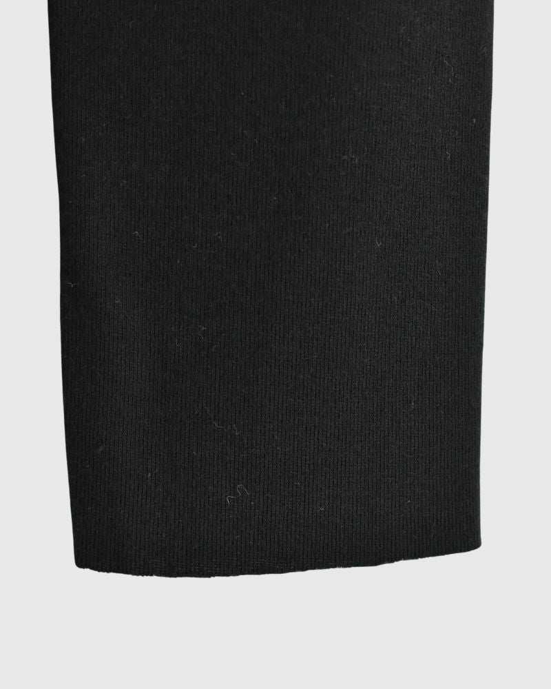 コポリフライスタートルネック Black