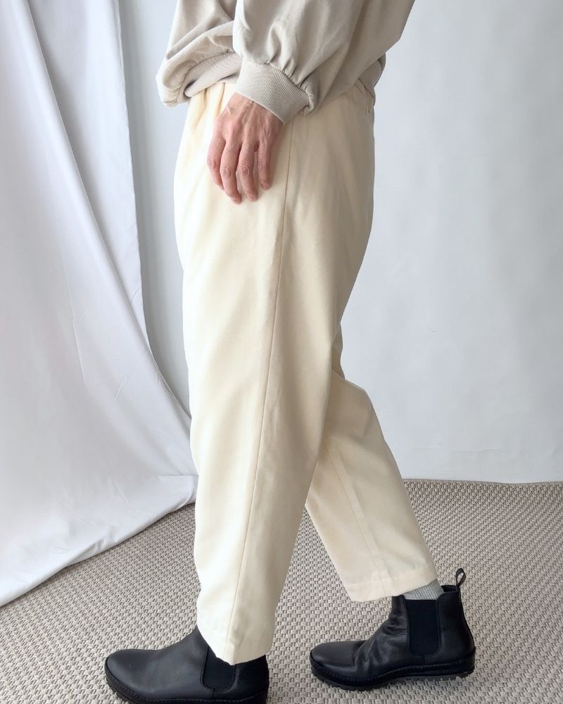 【sale】RapTuckTrousers”MelanieT/R” OffWhite