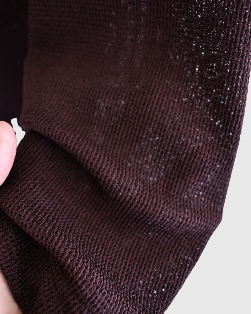 RANDOM WAFFLE カーディガン Burgundy