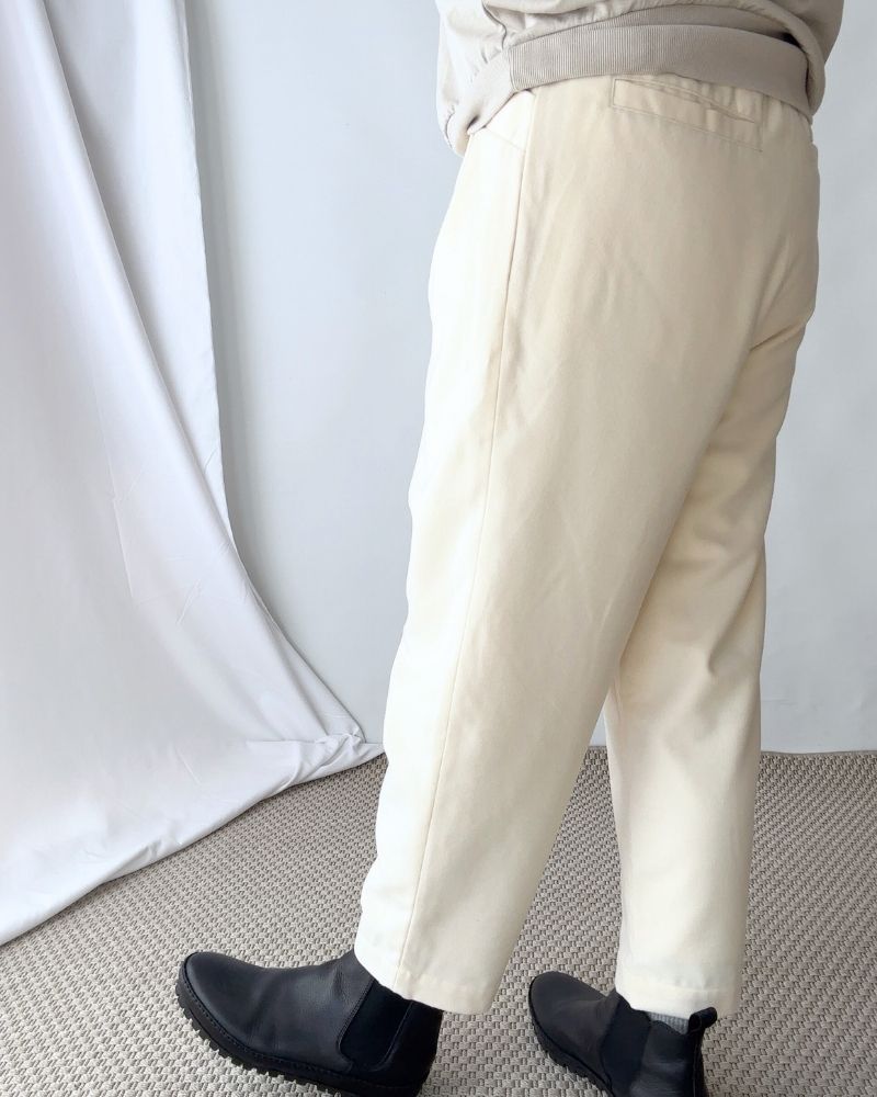 【sale】RapTuckTrousers”MelanieT/R” OffWhite