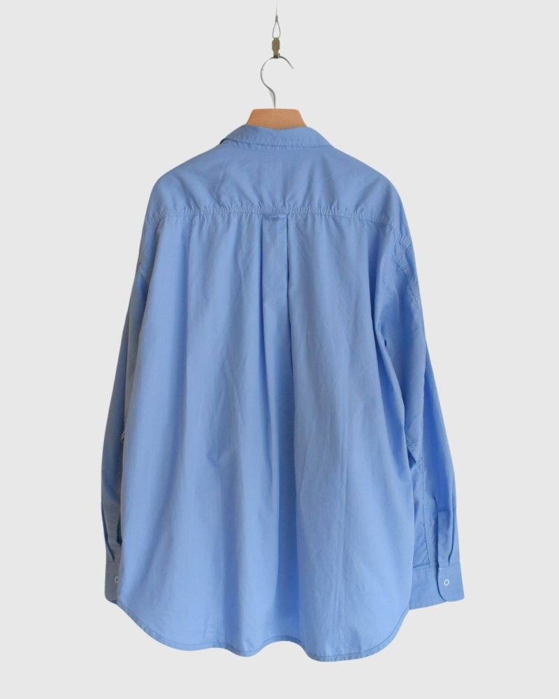 【sale】THREE NEEDLE STITCH UTILITY SHIRT "PACAS" Blue