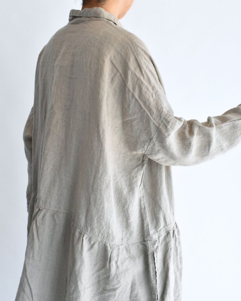 フレンチリネンドレス Natural