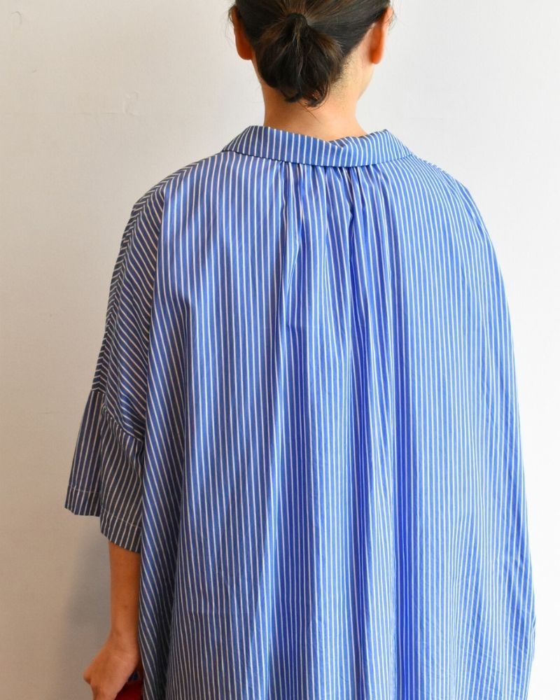 【予約】MS/F LA484 ストライプグランマシャツワンピース（6月中旬 - 6月末）