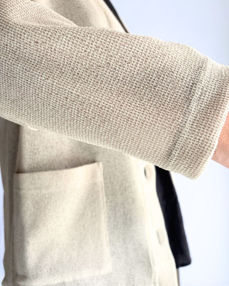 RANDOM WAFFLE カーディガン Beige